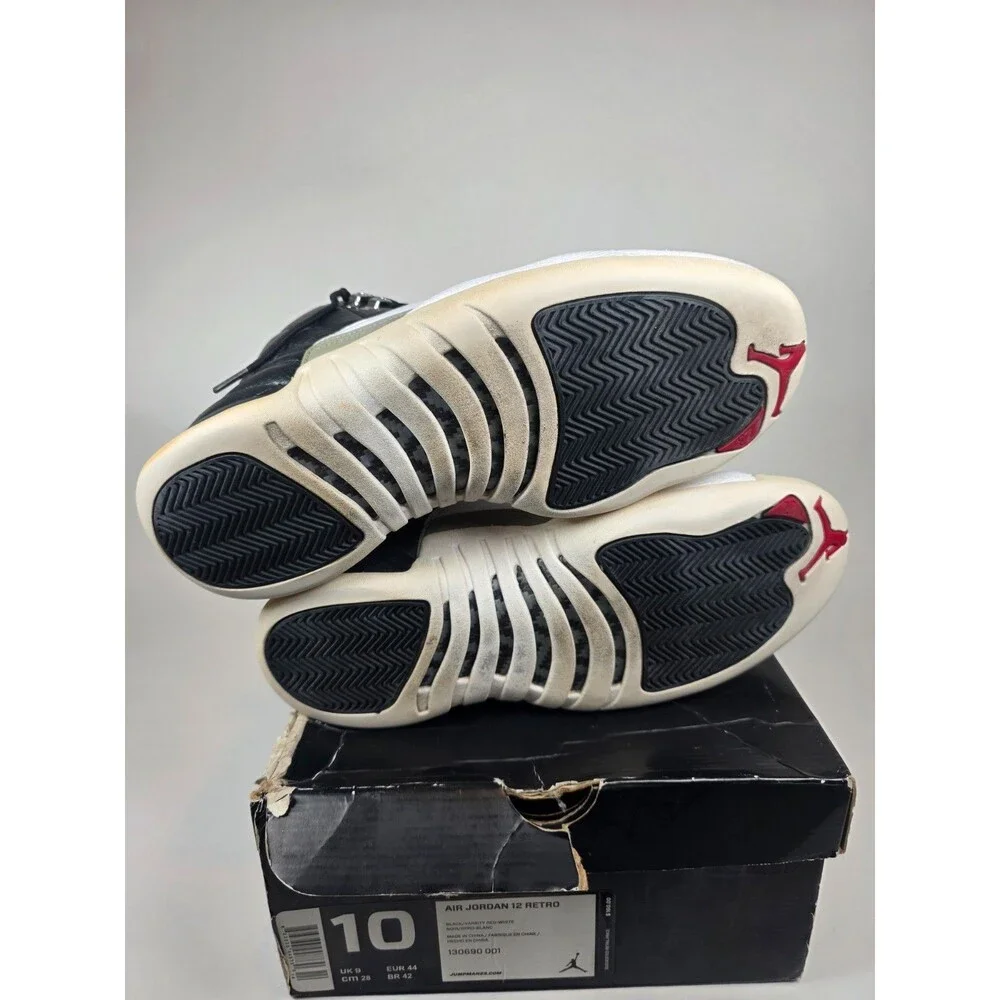 Air Jordan 12 Retro Playoffs  2012 130609-001 Men's Size 10 Used